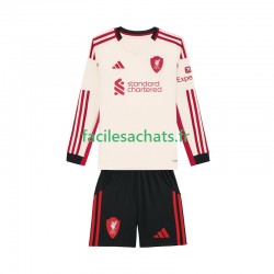 Maillot Liverpool 2025-2026 Extérieur Enfant ML