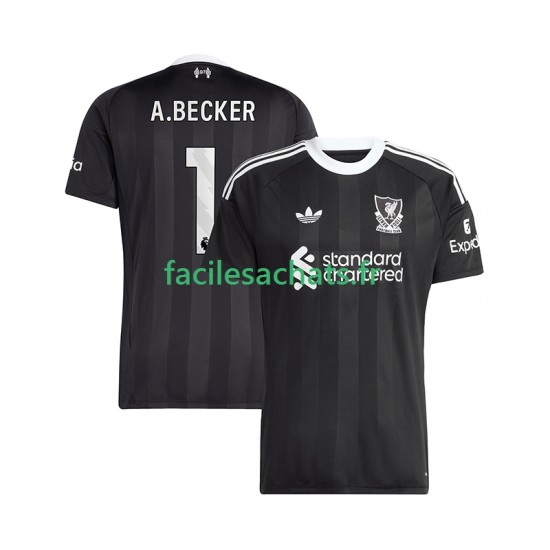 Maillot Liverpool Alisson Becker 1 2025-2026 Gardien 4ème Homme MC