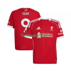 Maillot Liverpool ISAK 9 2025-2026 Domicile Homme MC