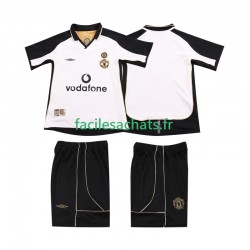 Maillot Manchester United Anniversary 2001 2002 Extérieur Enfant MC