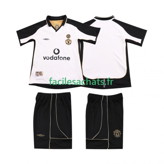 Maillot Manchester United Anniversary 2001 2002 Extérieur Enfant MC