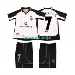 Maillot Manchester United BECKHAM 7 Anniversary 2001 2002 Extérieur Enfant MC