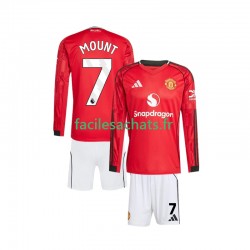 Maillot Manchester United Mason Mount 7 2025-2026 Domicile Enfant ML