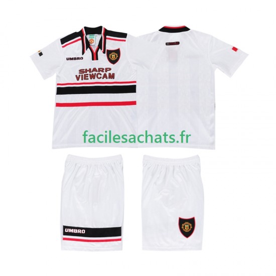 Maillot Manchester United Retro 1998 Extérieur Enfant MC