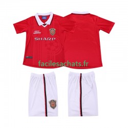 Maillot Manchester United Retro 1999 2000 Domicile Enfant MC