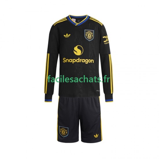 Maillot Manchester United 2025-2026 3ème Enfant ML
