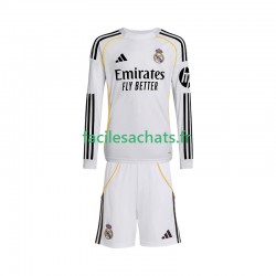 Maillot Real Madrid 2025-2026 Domicile Enfant ML