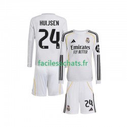 Maillot Real Madrid Huijsen 24 2025-2026 Domicile Enfant ML