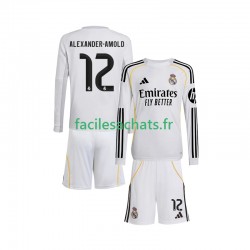 Maillot Real Madrid Trent Alexander-Arnold 12 2025-2026 Domicile Enfant ML