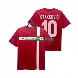 Maillot Serbie STAKKOVIC 10 Retro 2010 Domicile Homme MC