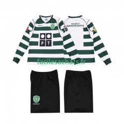 Maillot Sporting CP Retro 2001 2003 Domicile Enfant ML