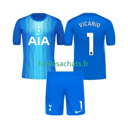 Maillot Tottenham Hotspur Guglielmo Vicario 1 2025-2026 Gardien Extérieur Enfant MC