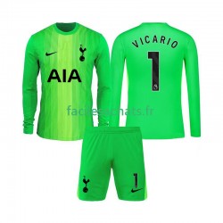 Maillot Tottenham Hotspur Guglielmo Vicario 1 2025-2026 Gardien Domicile Enfant ML