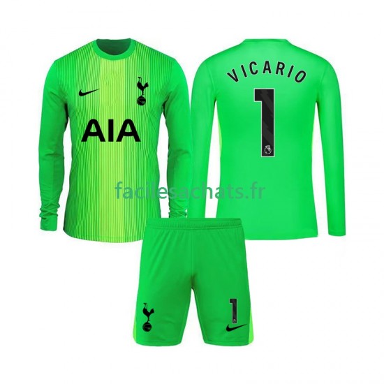 Maillot Tottenham Hotspur Guglielmo Vicario 1 2025-2026 Gardien Domicile Enfant ML