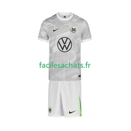 Maillot VfL Wolfsburg 2025-2026 Extérieur Enfant MC