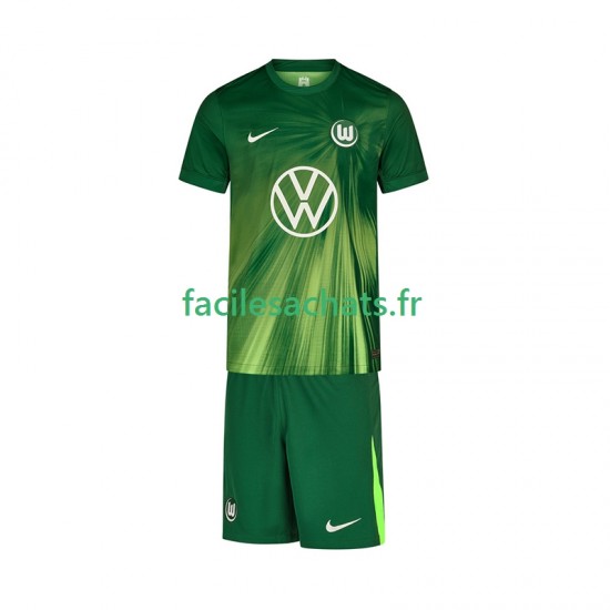 Maillot VfL Wolfsburg 2025-2026 Domicile Enfant MC