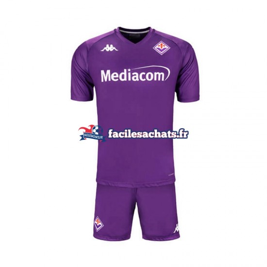 Maillot Fiorentina 2024-2025 Rouge Domicile Enfant MC