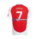 Maillot Arsenal Bukayo Saka 7 2024-2025 Rouge Domicile Homme MC