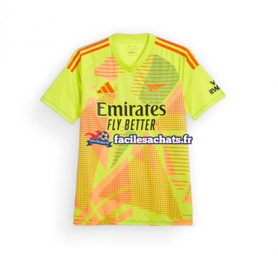 Maillot Arsenal 2024-2025 Gardien Domicile Homme MC