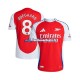 Maillot Arsenal Martin Odegaard 8 2024-2025 Rouge Domicile Homme MC