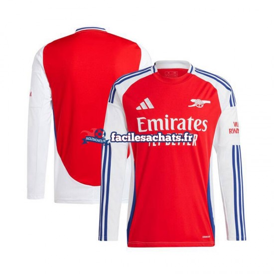 Maillot Arsenal 2024-2025 Rouge Domicile Homme ML