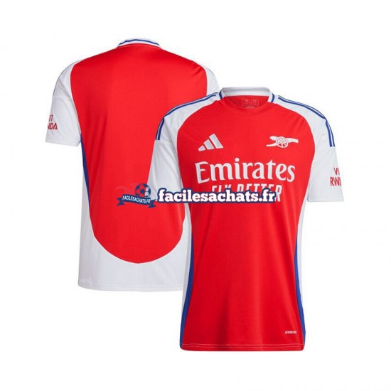 Maillot Arsenal 2024-2025 Rouge Domicile Homme MC