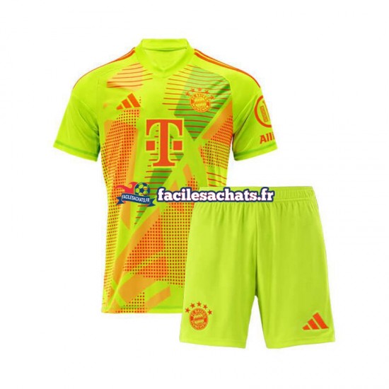 Maillot Bayern Munich 2024-2025 Gardien Domicile Enfant MC