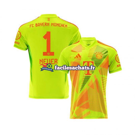 Maillot Bayern Munich Manuel Neuer 1 2024-2025 Gardien Domicile Homme MC