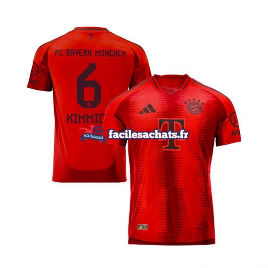 Maillot Bayern Munich Joshua Kimmich 10 2024-2025 Rouge Domicile Homme MC