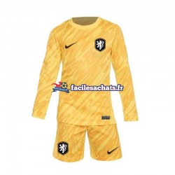 Maillot Pays-Bas Euro 2024 Gardien Extérieur Enfant ML
