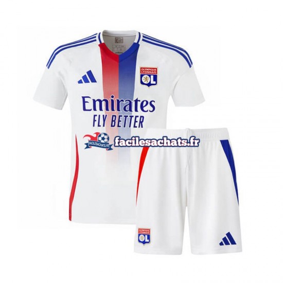 Maillot Olympique Lyonnais 2024-2025 Domicile Enfant MC