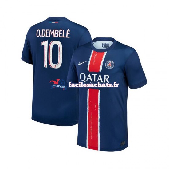 Maillot Paris Saint-Germain Ousmane Dembele 10 2024-2025 Domicile Homme MC