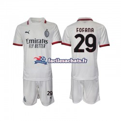 Maillot AC Milan Fofana 29 2024-2025 Extérieur Enfant MC Maillot AC Milan Fofana 29 2024-2025 Extérieur Enfant MC