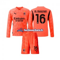 Maillot AC Milan Mike Maignan 16 2024-2025 Gardien 4ème Enfant ML