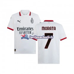 Maillot AC Milan Morata 7 2024-2025 Extérieur Homme MC
