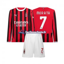 Maillot AC Milan Morata 7 2024-2025 Domicile Enfant ML