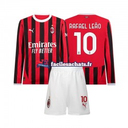 Maillot AC Milan Rafael Leao 10 2024-2025 Domicile Enfant ML