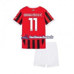 Maillot AC Milan ibrahimovic 11 2024-2025 Domicile Enfant MC