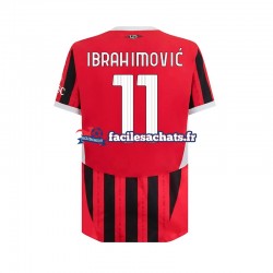 Maillot AC Milan ibrahimovic 11 2024-2025 Domicile Homme MC Maillot AC Milan ibrahimovic 11 2024-2025 Domicile Homme MC