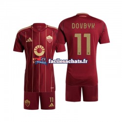 Maillot AS Rome Artem Dovbyk 11 2024-2025 Domicile Enfant MC
