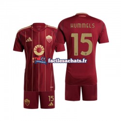 Maillot AS Rome Mats Hummels 15 2024-2025 Domicile Enfant MC