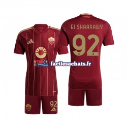 Maillot AS Rome Stephan El Shaarawy 92 2024-2025 Domicile Enfant MC