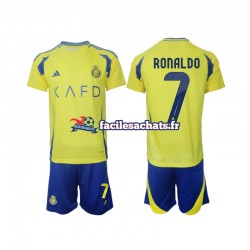 Maillot Al Nassr Cristiano Ronaldo 7 2024-2025 Domicile Enfant MC Maillot Al Nassr Cristiano Ronaldo 7 2024-2025 Domicile Enfant MC
