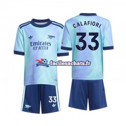 Maillot Arsenal Calafiori 33 2024-2025 3ème Enfant MC