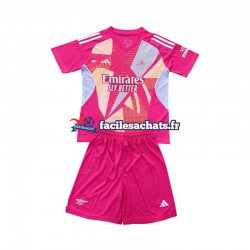 Maillot Arsenal 2024-2025 Gardien Extérieur Enfant MC