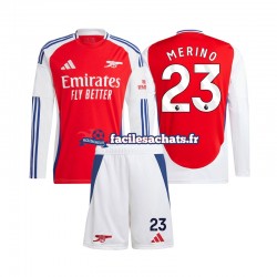 Maillot Arsenal Mikel Merino 23 2024-2025 Domicile Enfant ML