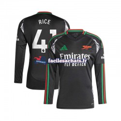 Maillot Arsenal Rice 41 2024-2025 Extérieur Homme ML