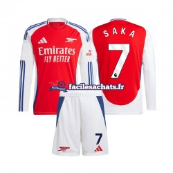 Maillot Arsenal SAKA 7 2024-2025 Domicile Enfant ML