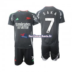 Maillot Arsenal Saka 7 2024-2025 Extérieur Enfant MC