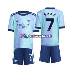 Maillot Arsenal Saka 7 2024-2025 3ème Enfant MC